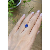 2.31 Ct. Blue Sapphire from Ceylon (Sri Lanka) Life Style
