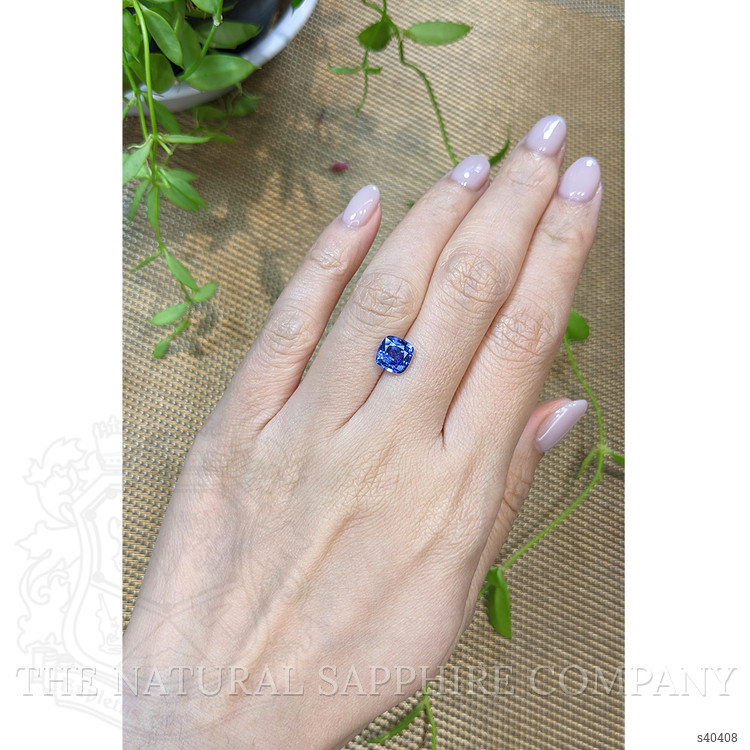 2.23 Ct. Blue Sapphire from Ceylon (Sri Lanka)