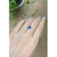 2.14 Ct. Blue Sapphire from Ceylon (Sri Lanka) Life Style