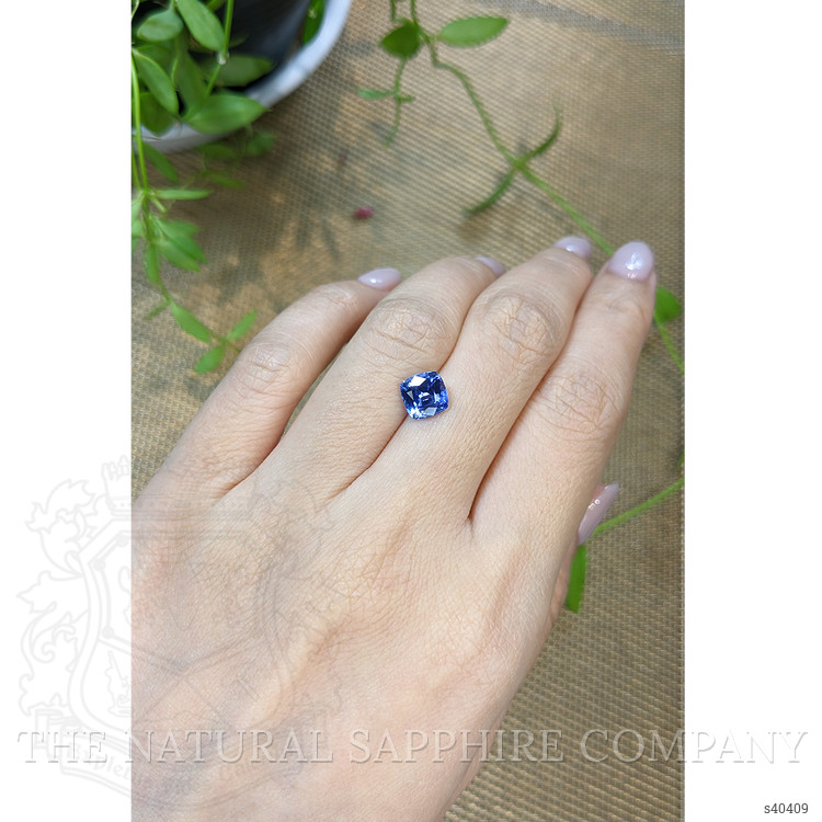 2.14 Ct. Blue Sapphire from Ceylon (Sri Lanka)