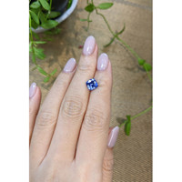 2.14 Ct. Blue Sapphire from Ceylon (Sri Lanka) Life Style