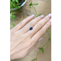 1.54 Ct. Blue Sapphire from Ceylon (Sri Lanka) Life Style