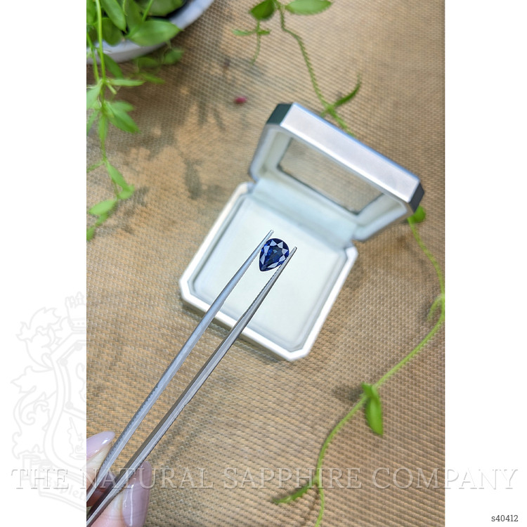 1.54 Ct. Blue Sapphire from Ceylon (Sri Lanka)