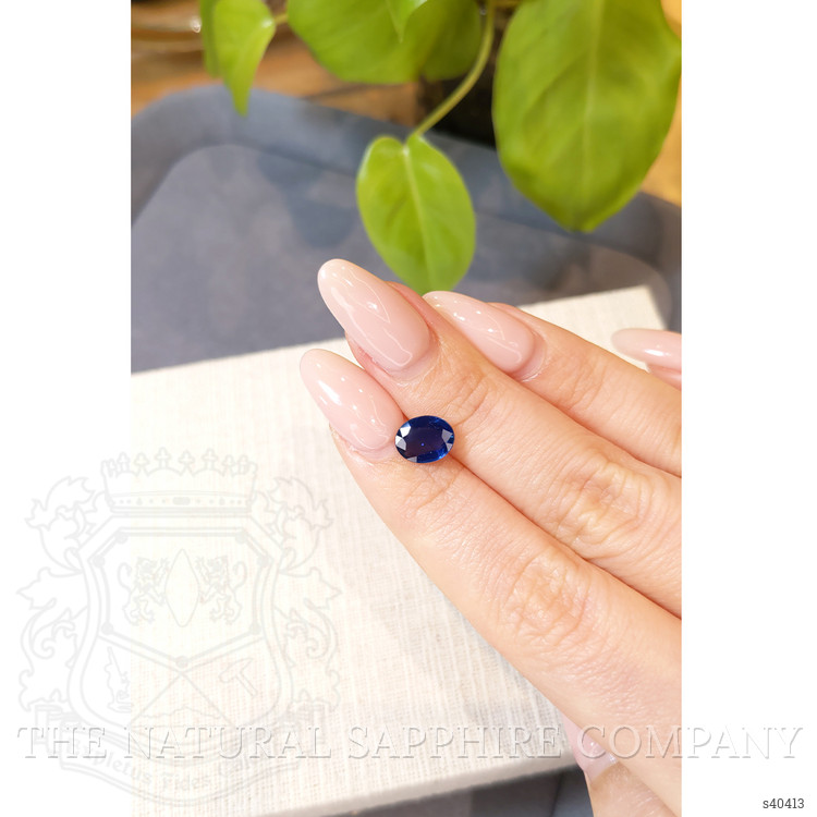 2.00 Ct. Blue Sapphire from Ceylon (Sri Lanka)