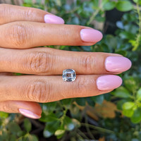 2.24 Ct. White Sapphire from Ceylon (Sri Lanka) Life Style