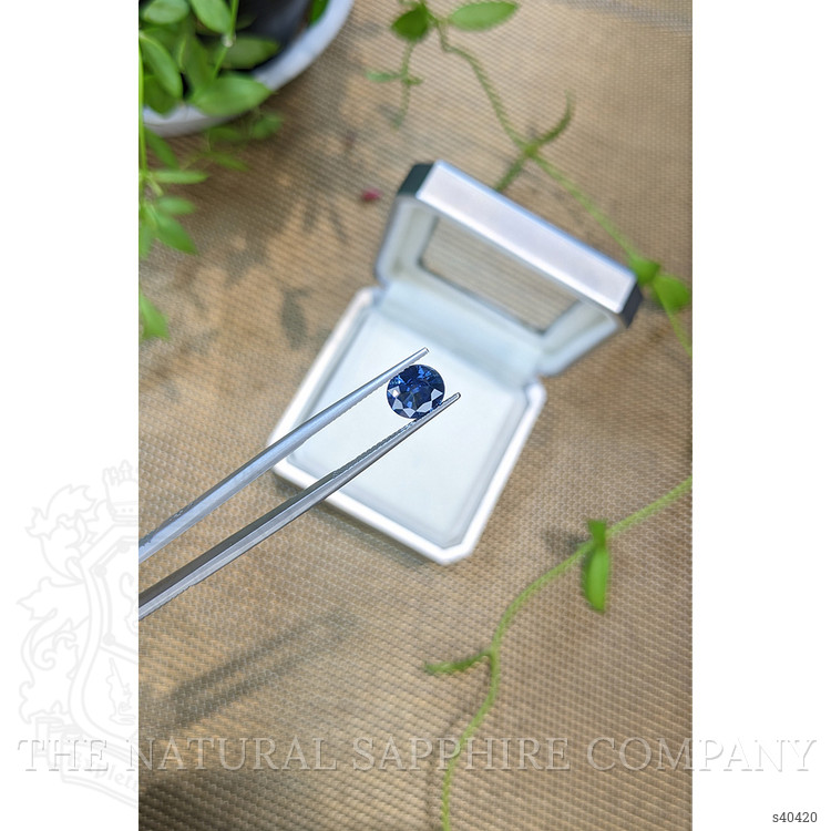 1.66 Ct. Blue Sapphire from Ceylon (Sri Lanka)