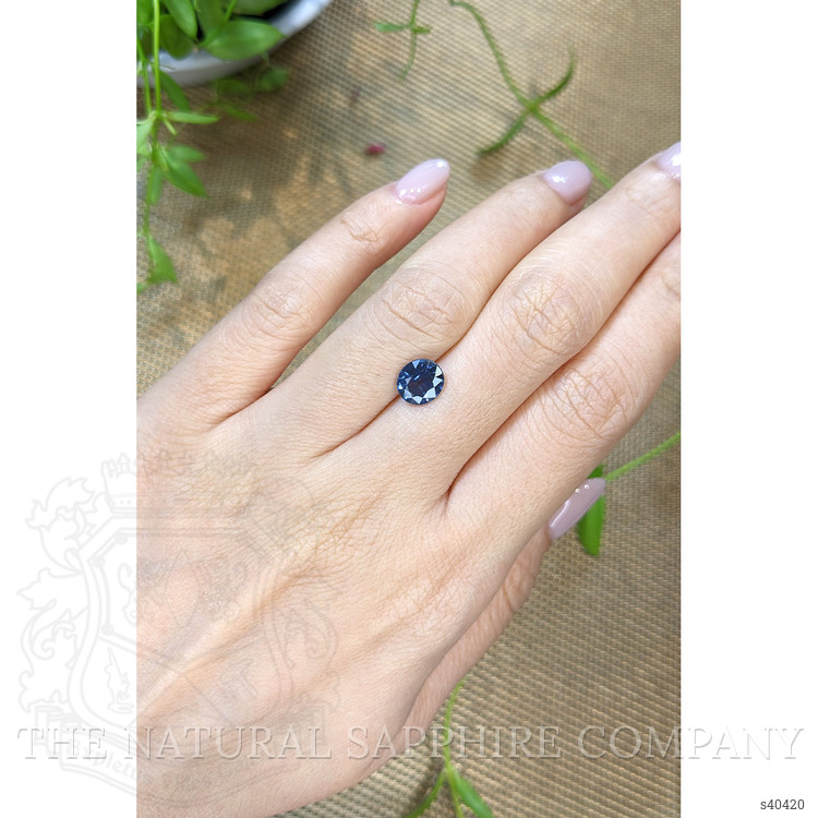1.66 Ct. Blue Sapphire from Ceylon (Sri Lanka)