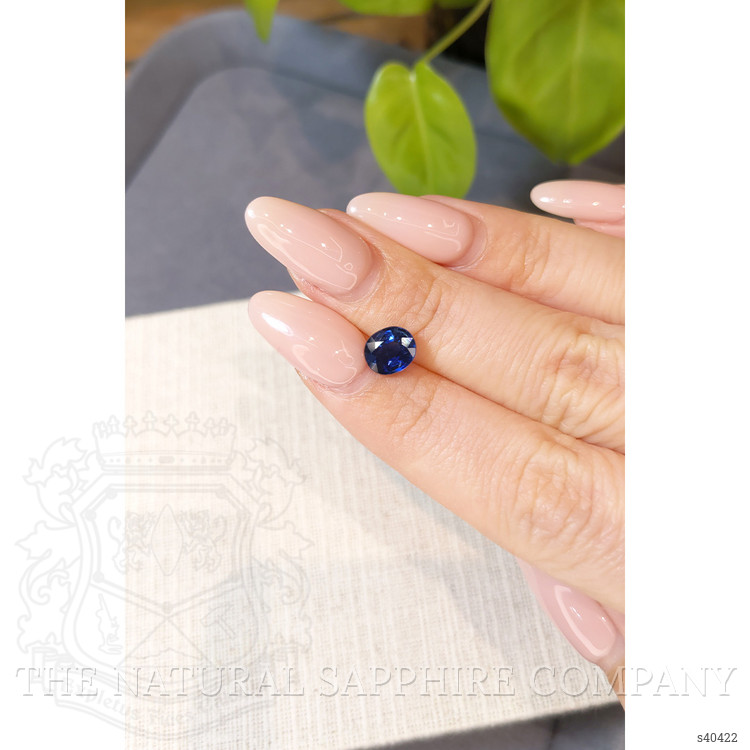 1.56 Ct. Blue Sapphire from Ceylon (Sri Lanka)