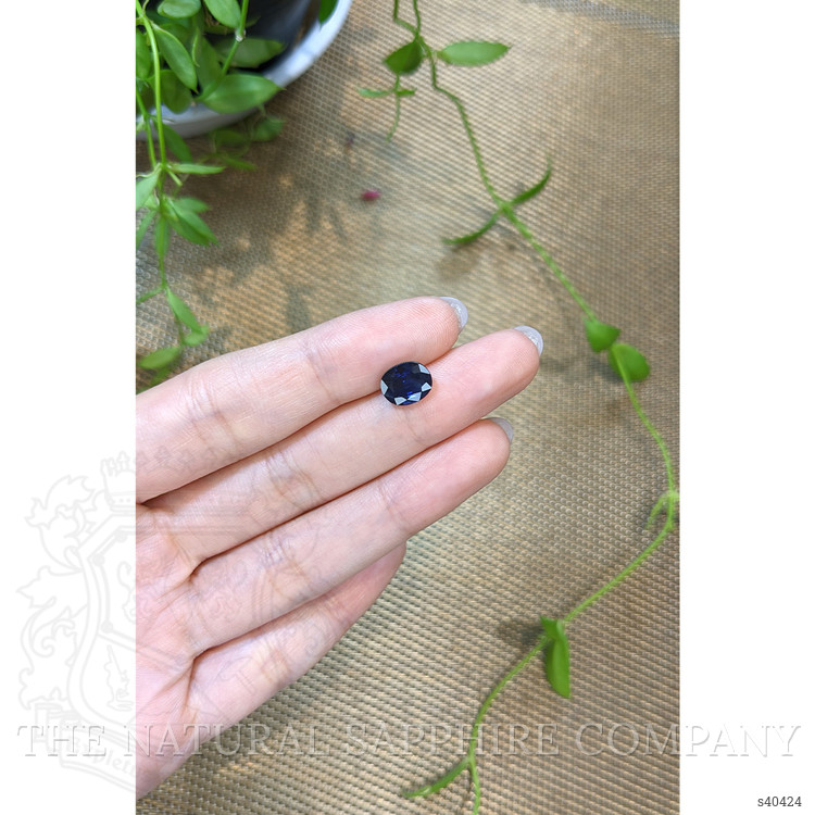 2.54 Ct. Blue Sapphire from Ceylon (Sri Lanka)