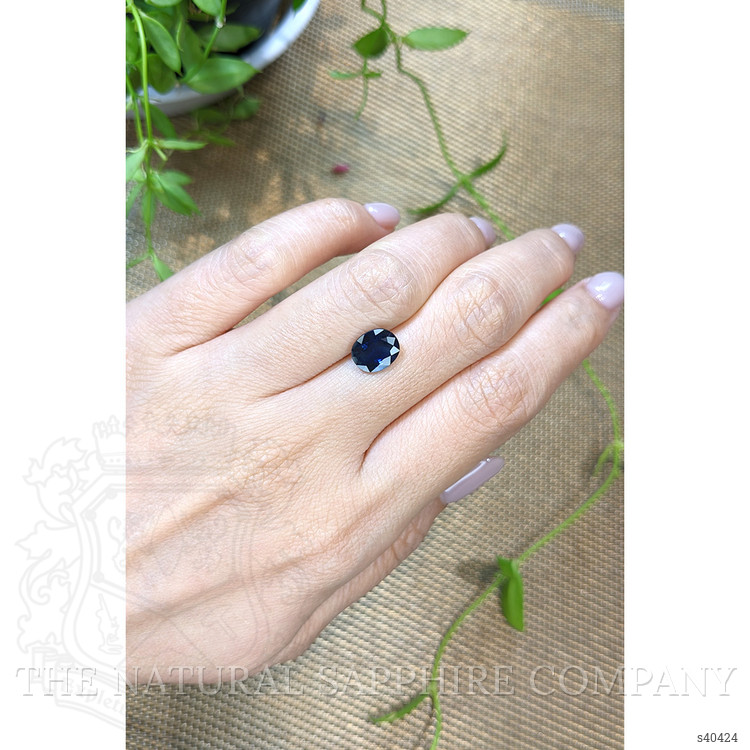 2.54 Ct. Blue Sapphire from Ceylon (Sri Lanka)