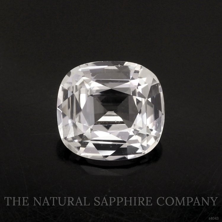 2.65 Ct. White Sapphire from Ceylon (Sri Lanka)