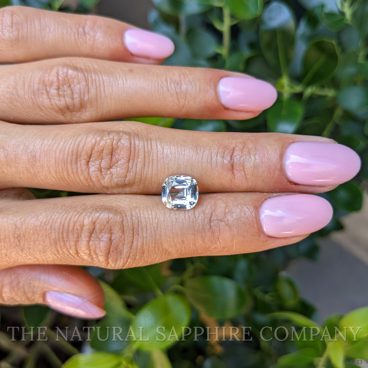 2.65 Ct. White Sapphire from Ceylon (Sri Lanka)