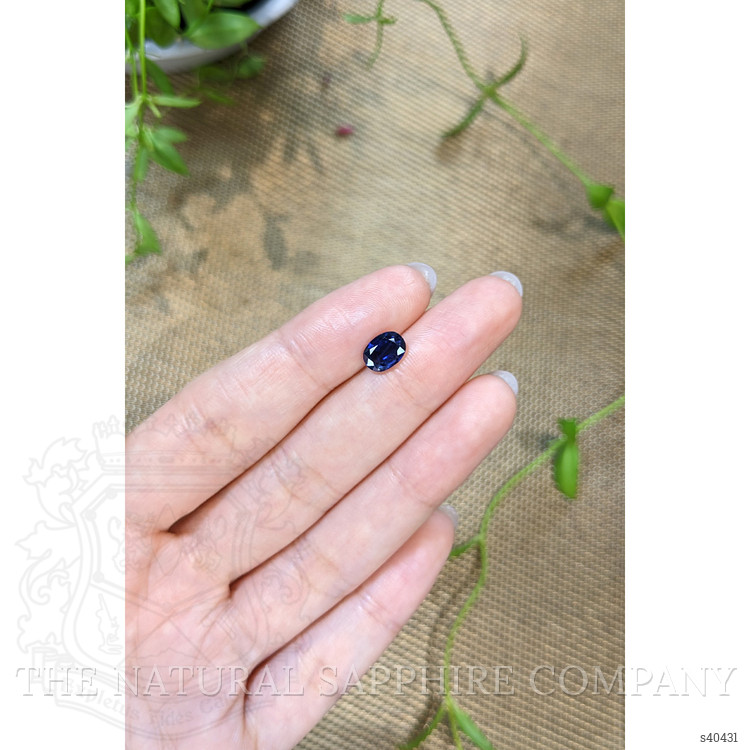 1.48 Ct. Blue Sapphire from Ceylon (Sri Lanka)