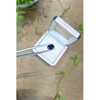 1.48 Ct. Blue Sapphire from Ceylon (Sri Lanka) Life Style