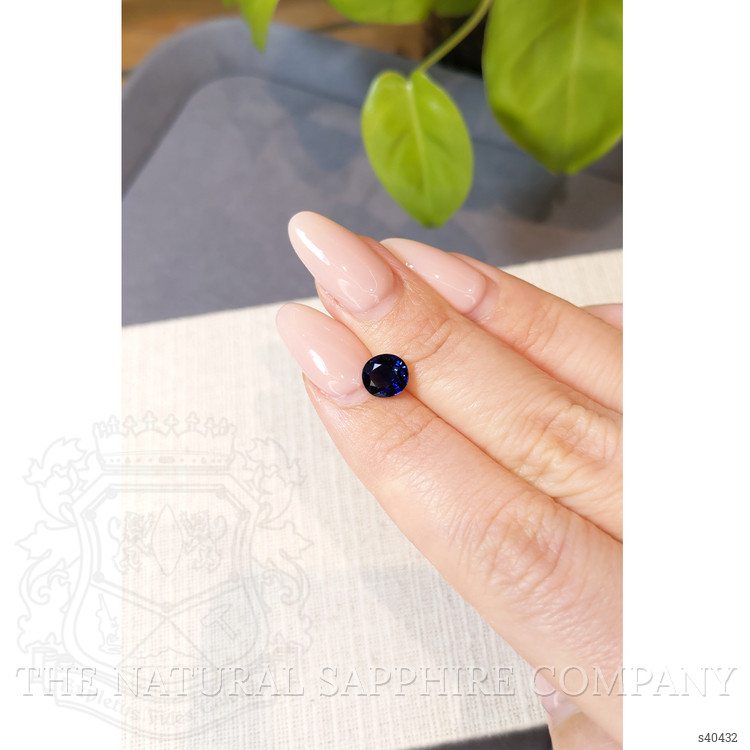 1.19 Ct. Blue Sapphire from Ceylon (Sri Lanka)