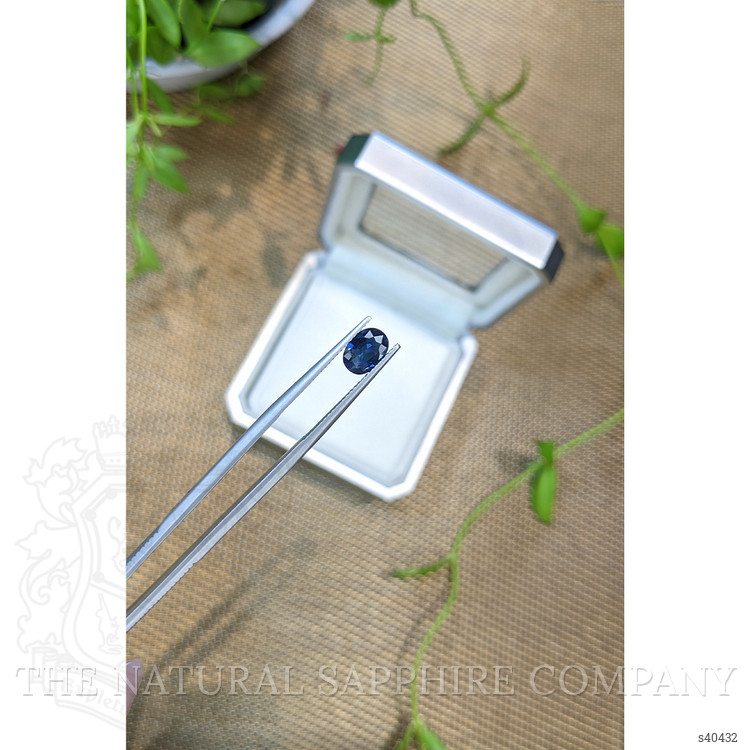 1.19 Ct. Blue Sapphire from Ceylon (Sri Lanka)