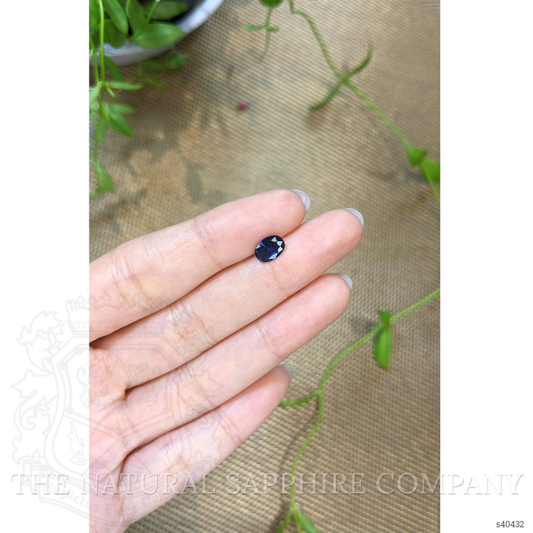 1.19 Ct. Blue Sapphire from Ceylon (Sri Lanka)