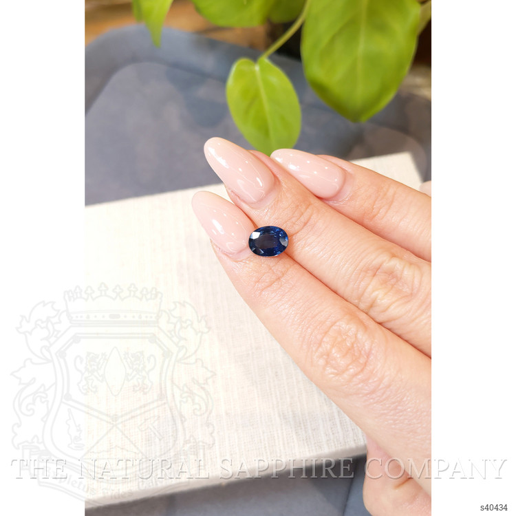 2.00 Ct. Blue Sapphire from Ceylon (Sri Lanka)