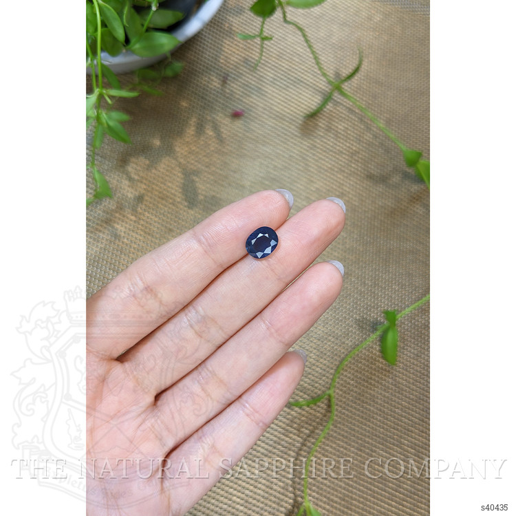 2.67 Ct. Blue Sapphire from Ceylon (Sri Lanka)