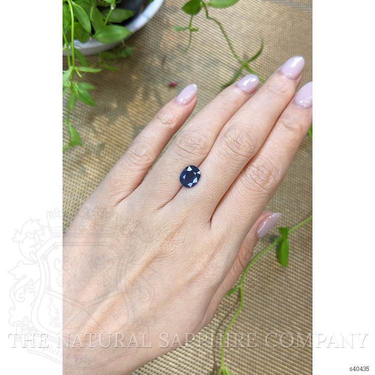 2.67 Ct. Blue Sapphire from Ceylon (Sri Lanka)