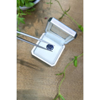 2.67 Ct. Blue Sapphire from Ceylon (Sri Lanka) Life Style