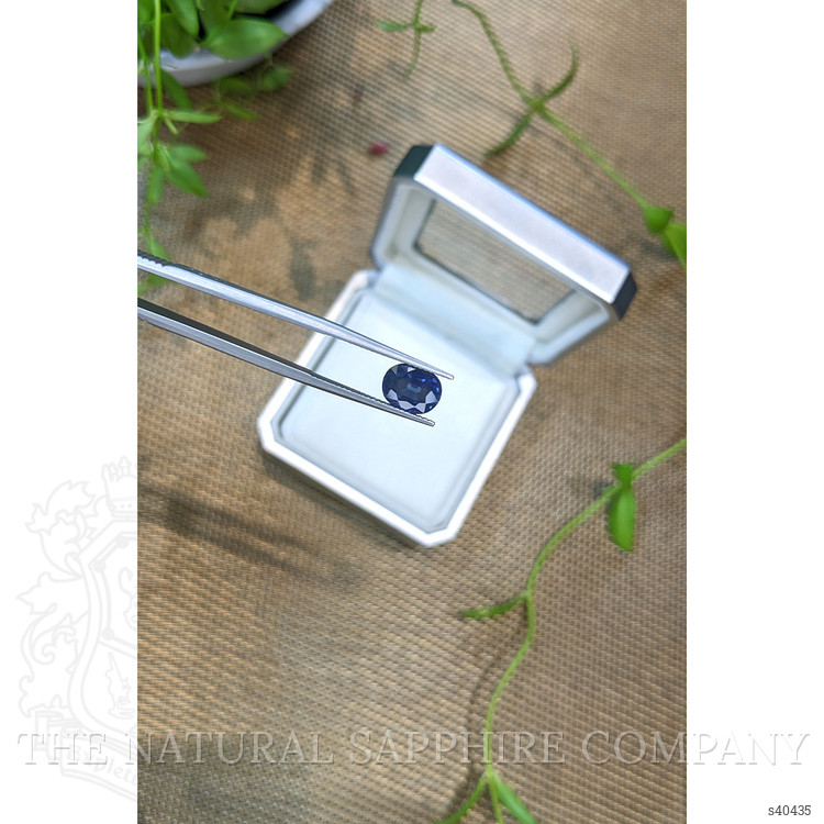 2.67 Ct. Blue Sapphire from Ceylon (Sri Lanka)