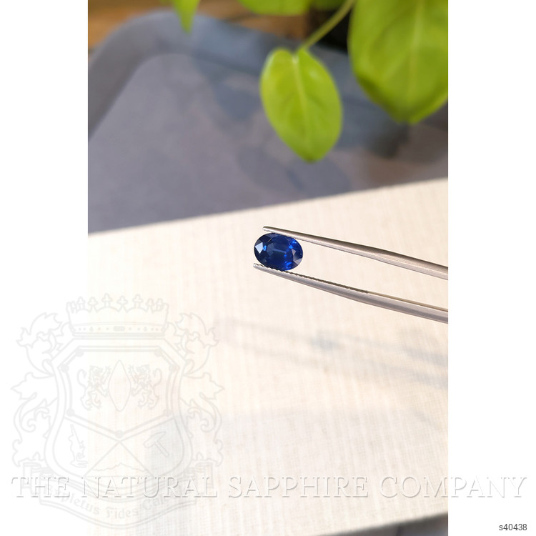 2.01 Ct. Blue Sapphire from Ceylon (Sri Lanka)