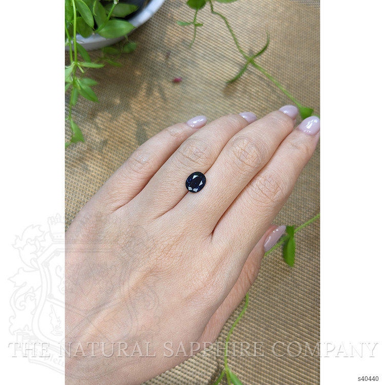 2.06 Ct. Blue Sapphire from Ceylon (Sri Lanka)