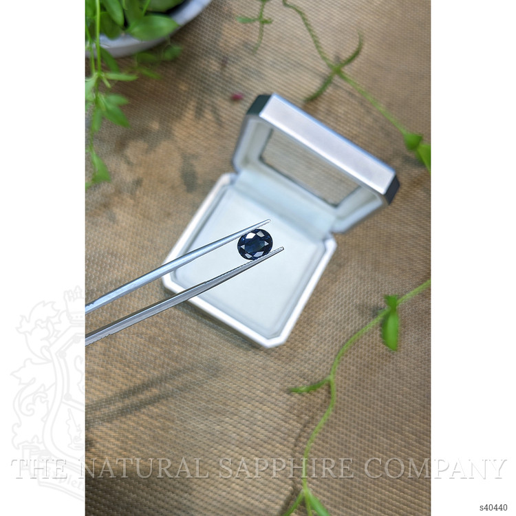 2.06 Ct. Blue Sapphire from Ceylon (Sri Lanka)
