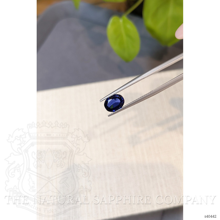 1.78 Ct. Blue Sapphire from Ceylon (Sri Lanka)