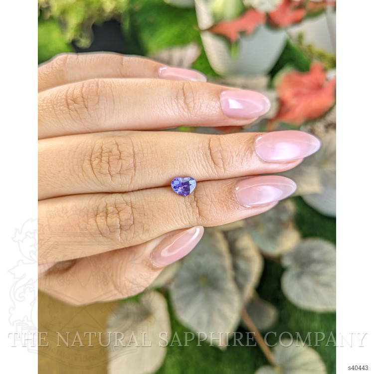 1.01 Ct. Purple Sapphire from Ceylon (Sri Lanka)