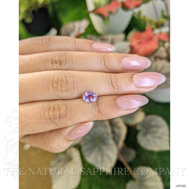 1.56 Ct. Pinkish Purple Sapphire from Ceylon (Sri Lanka)