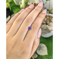1.05 Ct. Purple Sapphire from Ceylon (Sri Lanka) Life Style