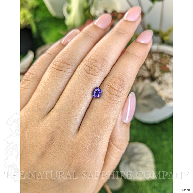 1.05 Ct. Purple Sapphire from Ceylon (Sri Lanka)