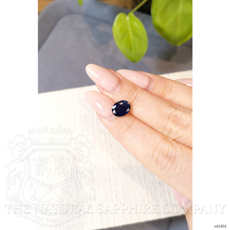 2.37 Ct. Blue Sapphire from Ceylon (Sri Lanka)