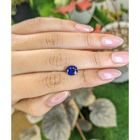 2.06 Ct. Blue Sapphire from Ceylon (Sri Lanka) Life Style