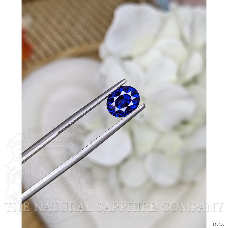 2.06 Ct. Blue Sapphire from Ceylon (Sri Lanka)