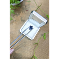 2.26 Ct. Blue Sapphire from Ceylon (Sri Lanka) Life Style