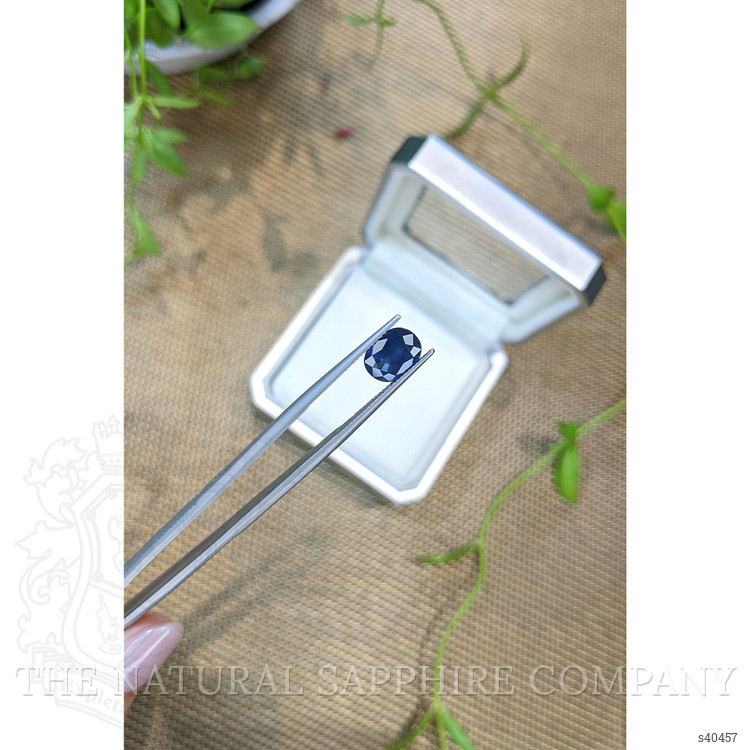 2.26 Ct. Blue Sapphire from Ceylon (Sri Lanka)