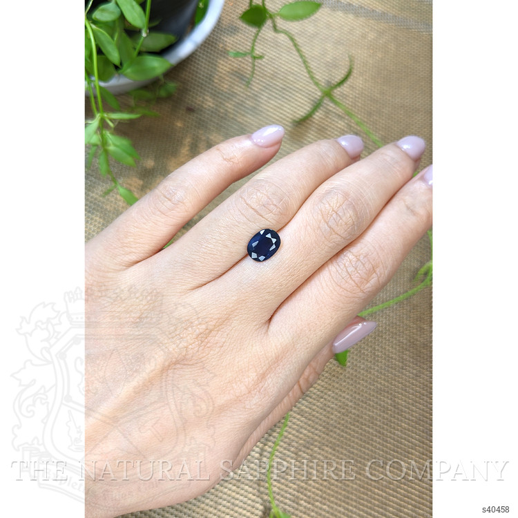 2.17 Ct. Blue Sapphire from Ceylon (Sri Lanka)