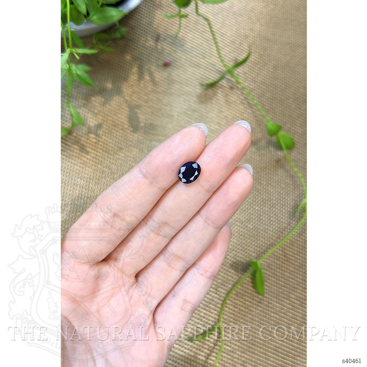 2.56 Ct. Blue Sapphire from Ceylon (Sri Lanka)