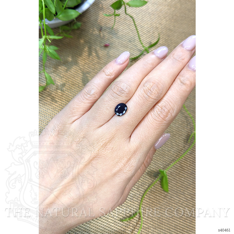 2.56 Ct. Blue Sapphire from Ceylon (Sri Lanka)