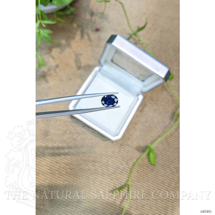 2.56 Ct. Blue Sapphire from Ceylon (Sri Lanka)