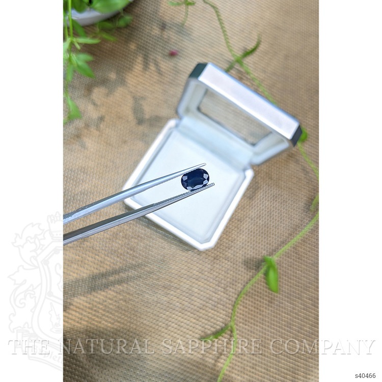 1.90 Ct. Blue Sapphire from Ceylon (Sri Lanka)