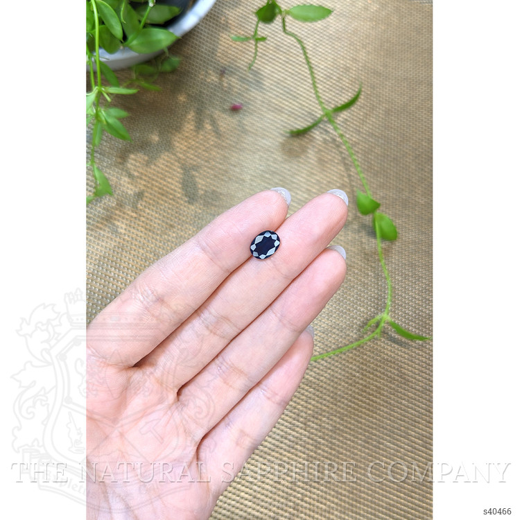1.90 Ct. Blue Sapphire from Ceylon (Sri Lanka)