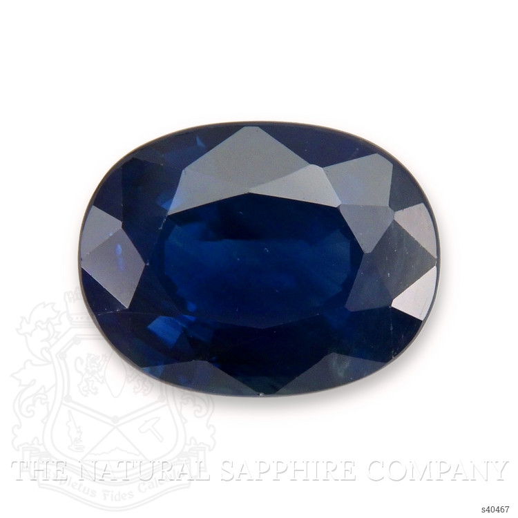 2.14 Ct. Blue Sapphire from Ceylon (Sri Lanka)