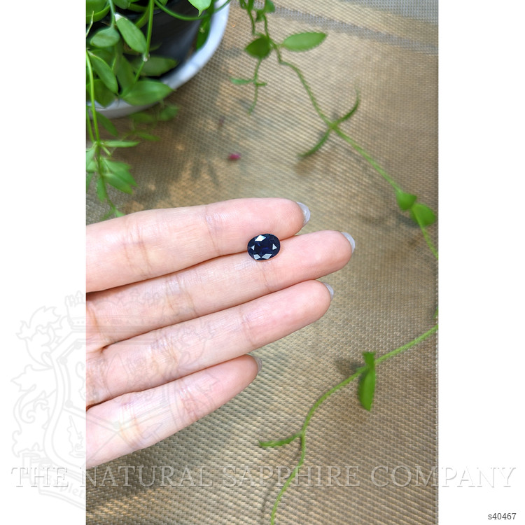 2.14 Ct. Blue Sapphire from Ceylon (Sri Lanka)