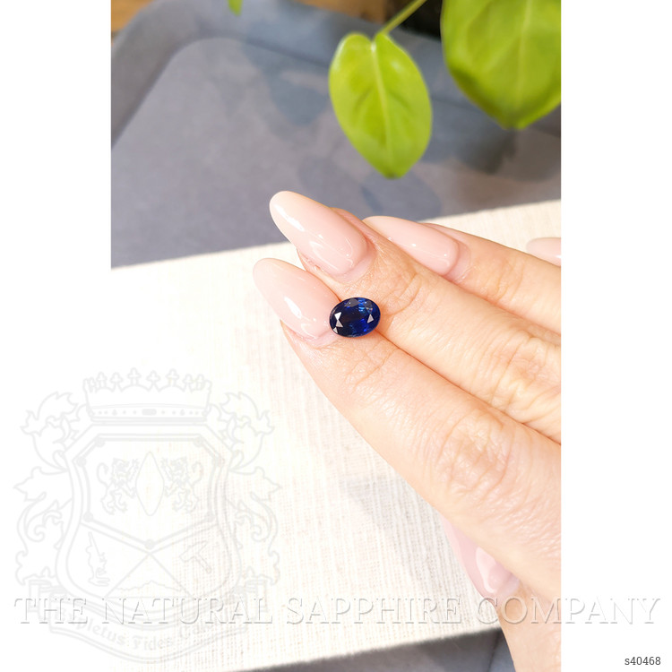 2.13 Ct. Blue Sapphire from Ceylon (Sri Lanka)