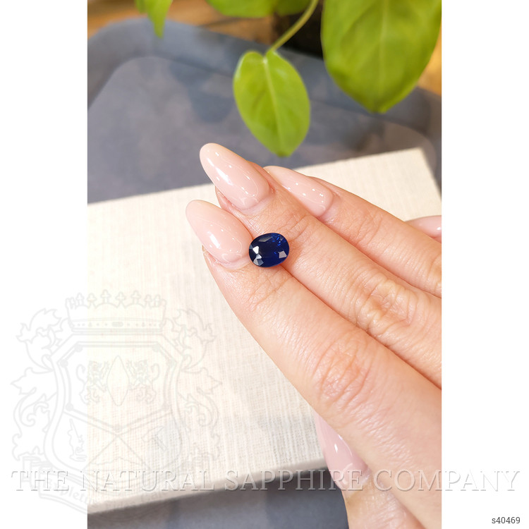 2.46 Ct. Blue Sapphire from Ceylon (Sri Lanka)