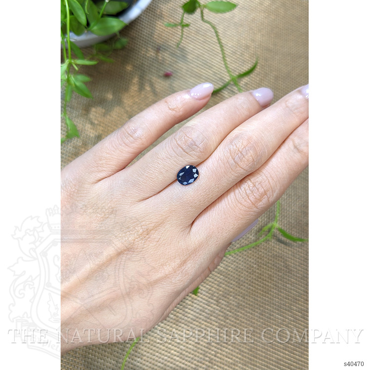 1.75 Ct. Blue Sapphire from Ceylon (Sri Lanka)